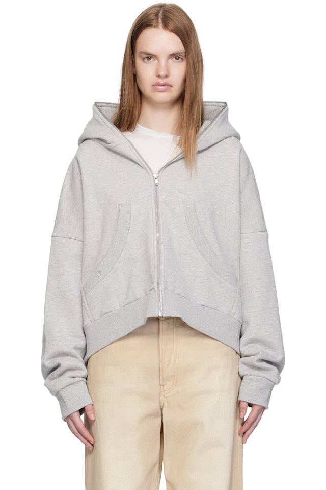 Entire Studios — Gray Eternal Zip Hoodie