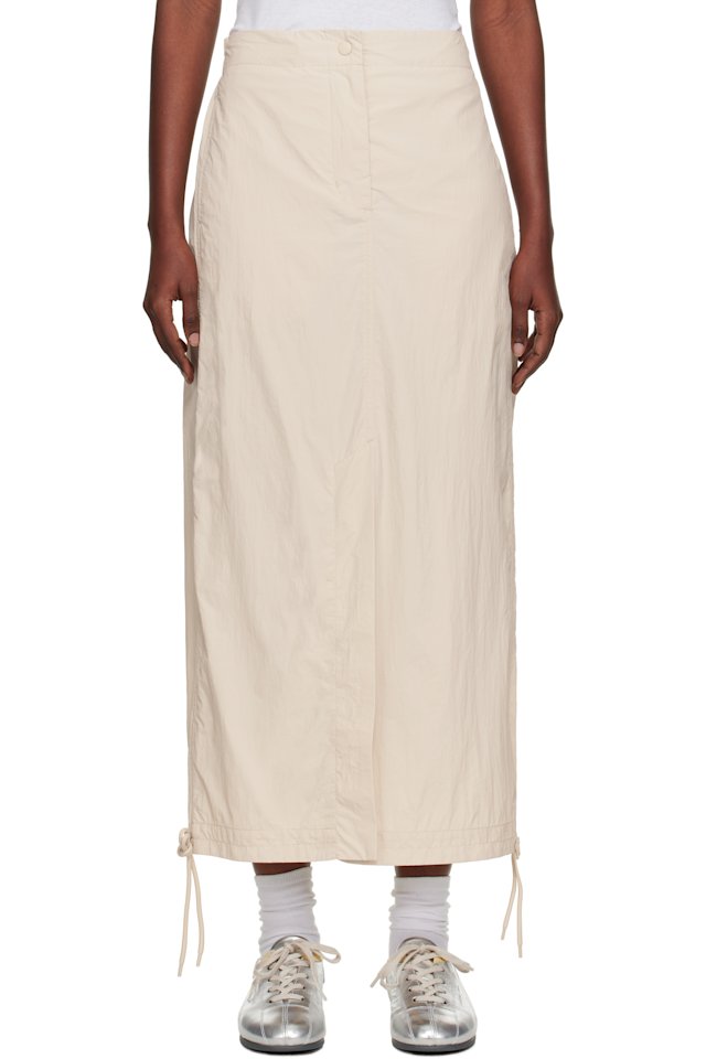 Holzweiler — Beige Lt Track Maxi Skirt