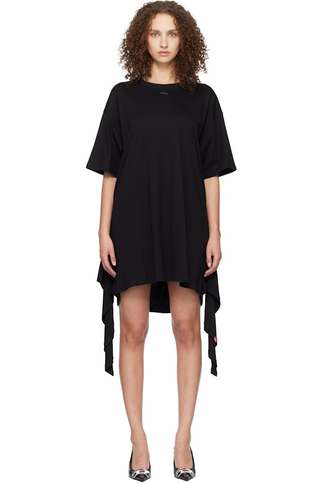 Diesel — Black D-Eivor Minidress