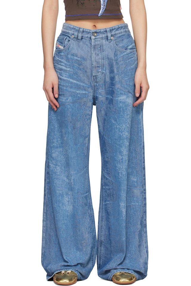 Diesel — Blue 1996 D-Sire Relaxed Low Waist Jeans