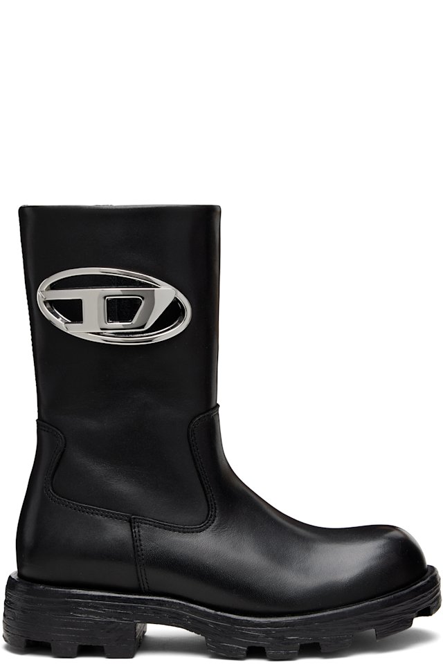 Diesel — Black D-Hammer Bkr D W Boots
