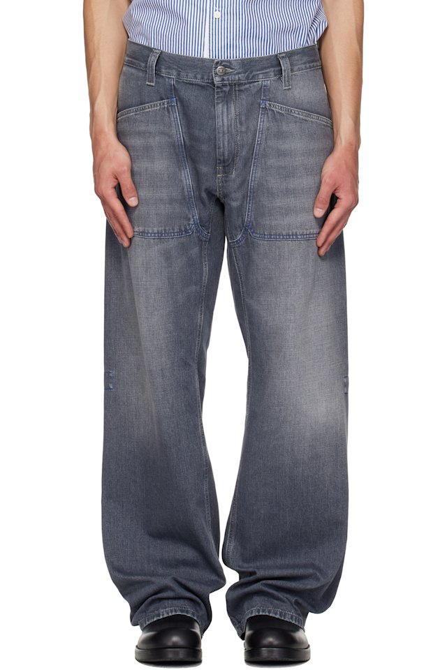 Diesel — Gray Relaxed D-Zeta Jeans