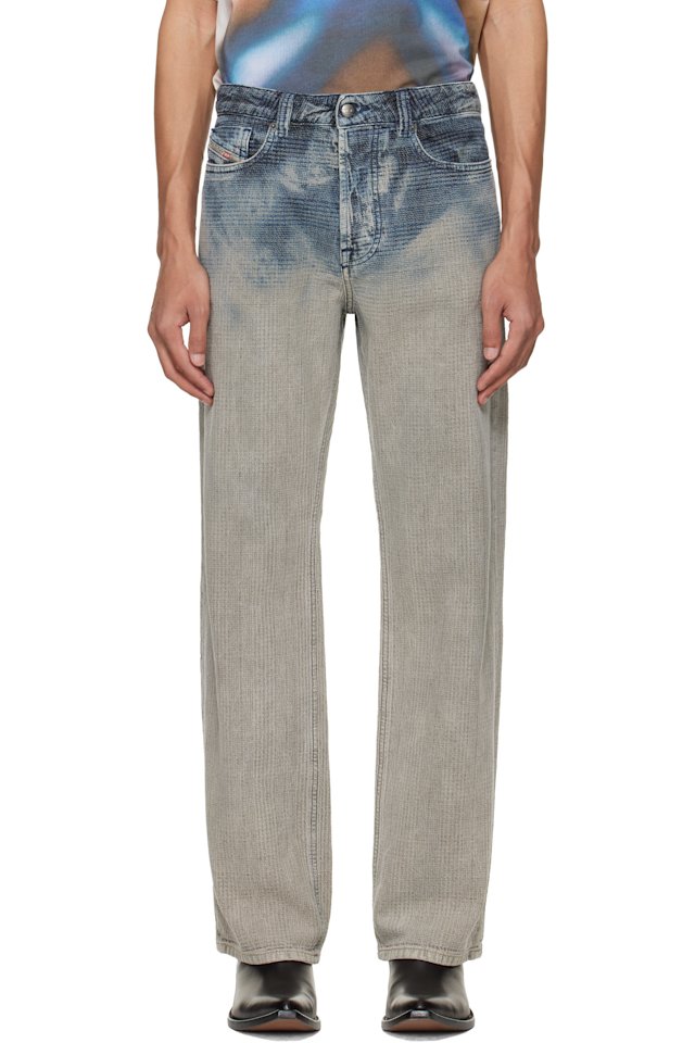 Diesel — Blue Relaxed Regular Waist 1980 D-Eeper Jeans
