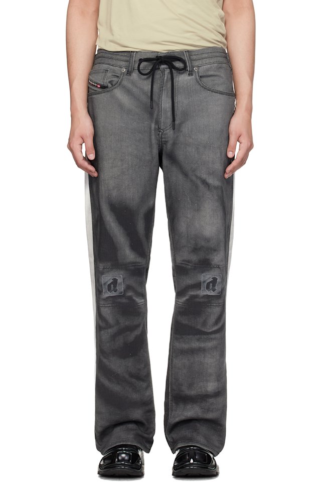Diesel — Gray 2080 D-Reel Jogg Jeans