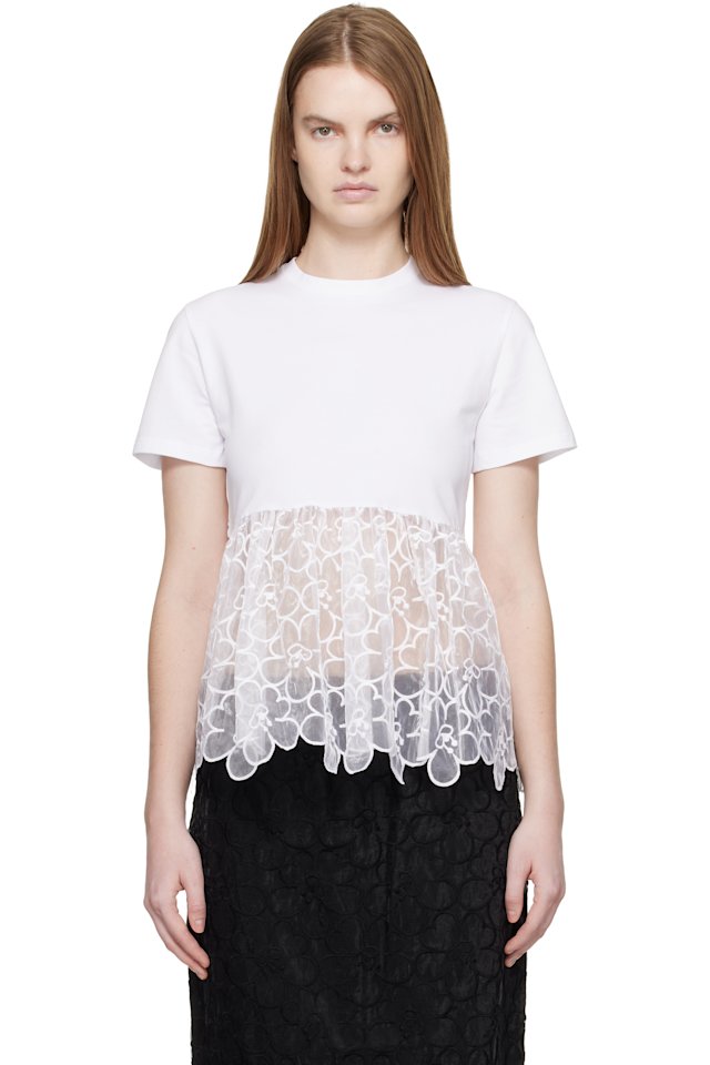 Cecilie Bahnsen — White CBconni T-shirt