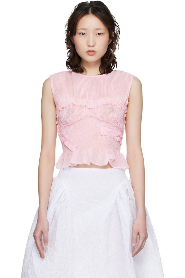 Cecilie Bahnsen — Pink CBuphi Top