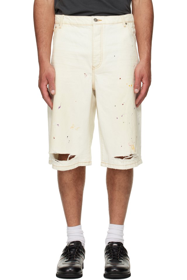 COÛT DE LA LIBERTÉ — Off-White Zander Twill Baggy Shorts