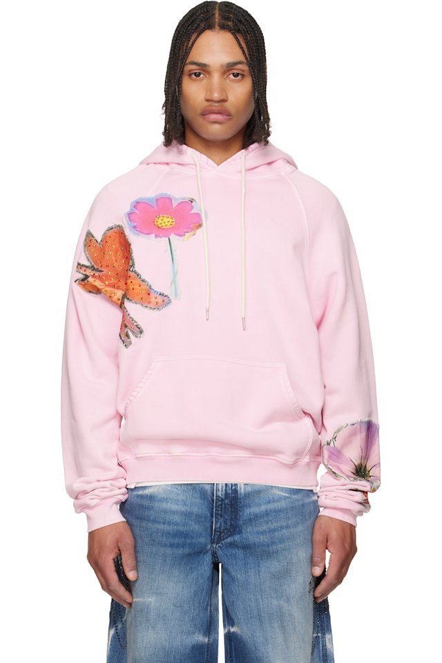 COÛT DE LA LIBERTÉ — Pink Altamont CDLL French Terry L-S Raglan Hoodie
