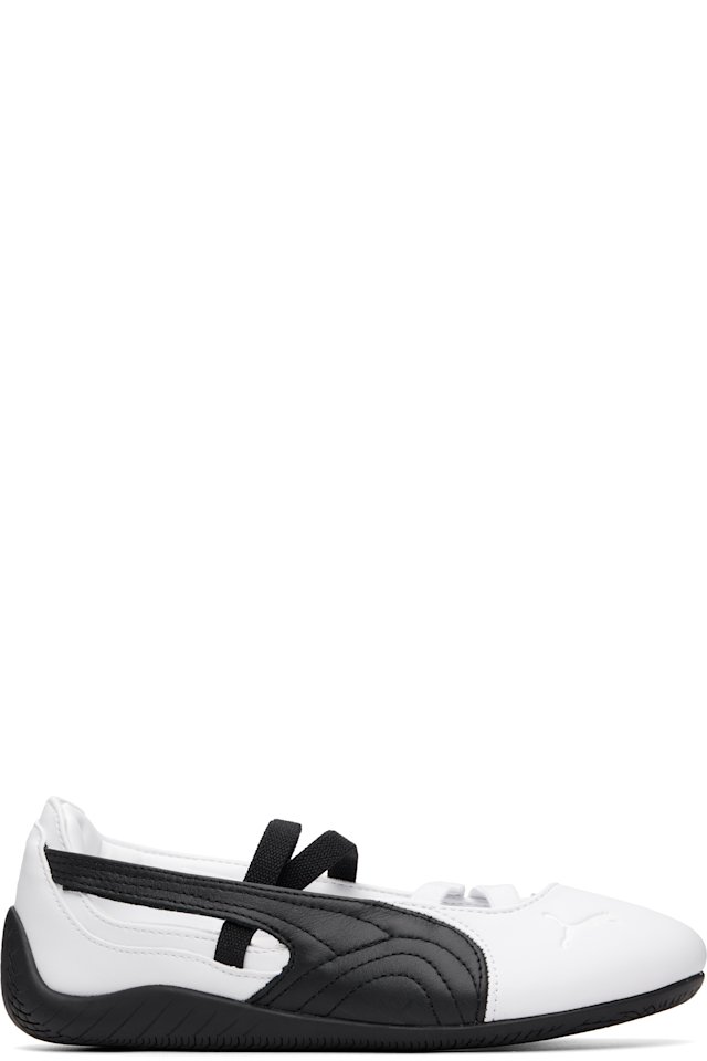 PUMA — White Speedcat Ballet Sneakers