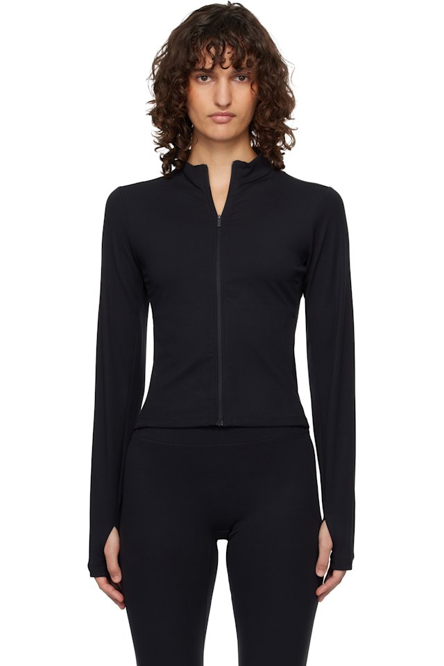 Nike — Black Zenvy Dri-FIT Full-Zip Jacket