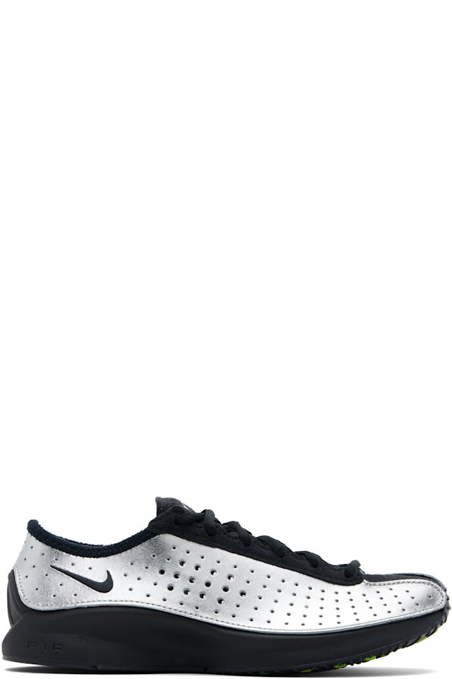 Nike — Silver & Black Air Superfly Sneakers