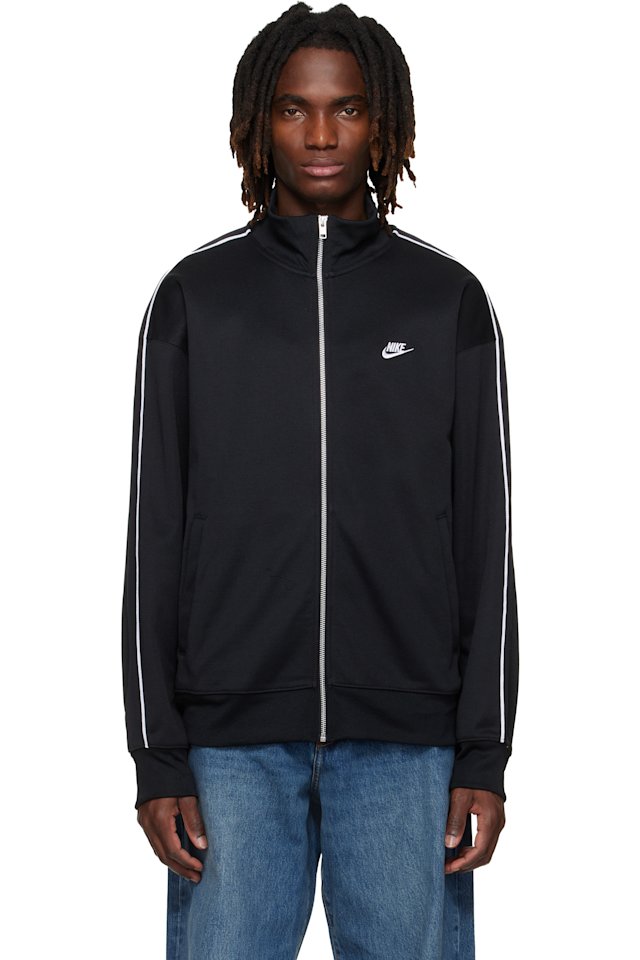 Nike — Black Sportswear Club Track Jacket
