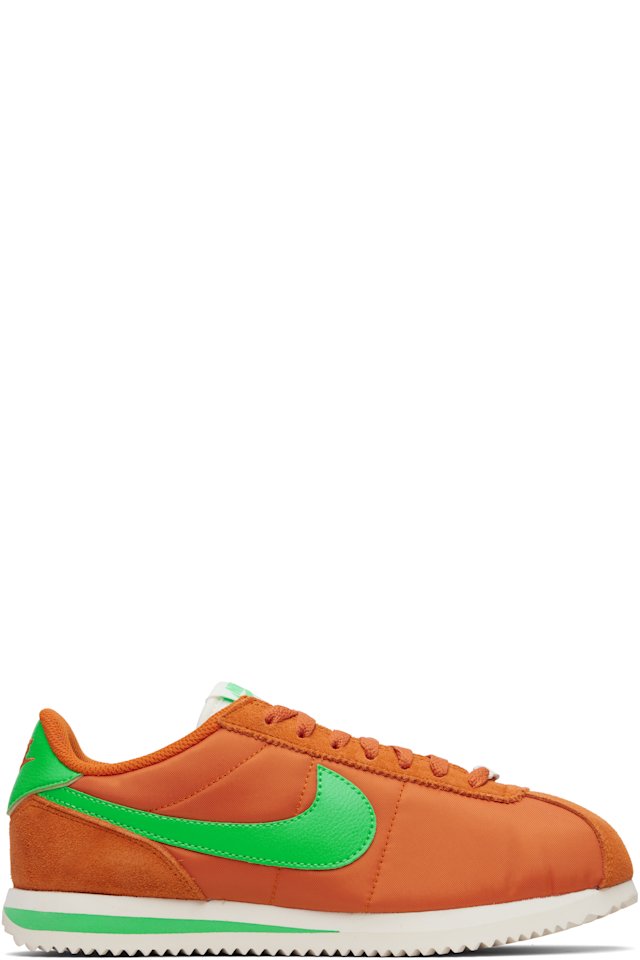 Nike — Orange Cortez Textile Sneakers