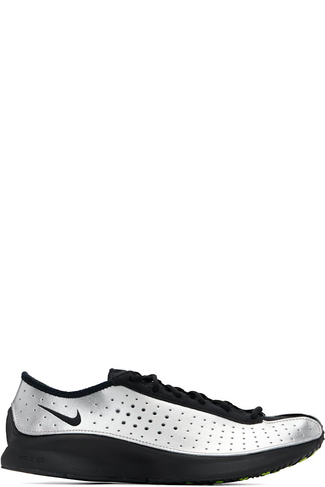 Nike — Silver & Black Air Superfly Sneakers