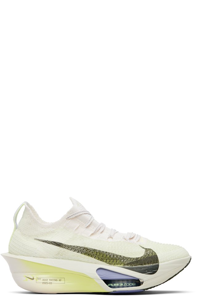 Nike — Off-White & Yellow Alphafly 3 Sneakers