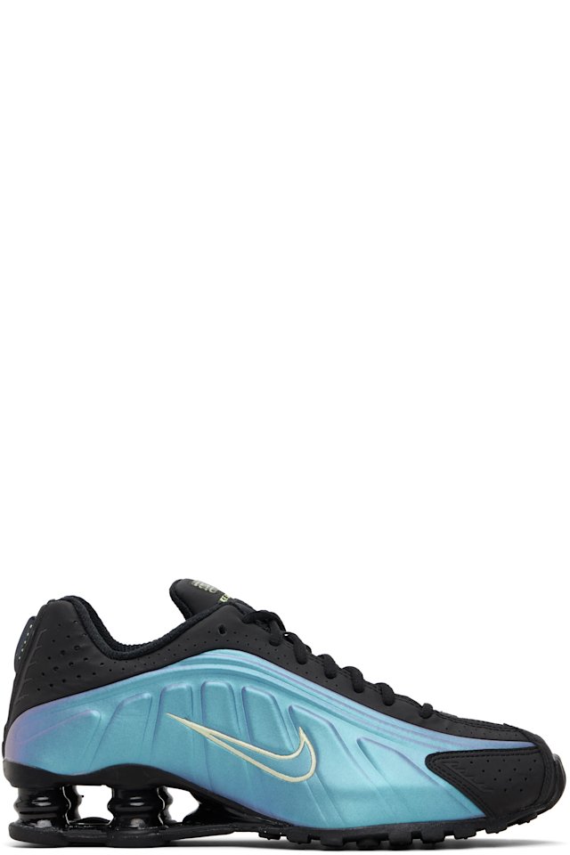 Nike — Black & Blue Shox R4 Sneakers