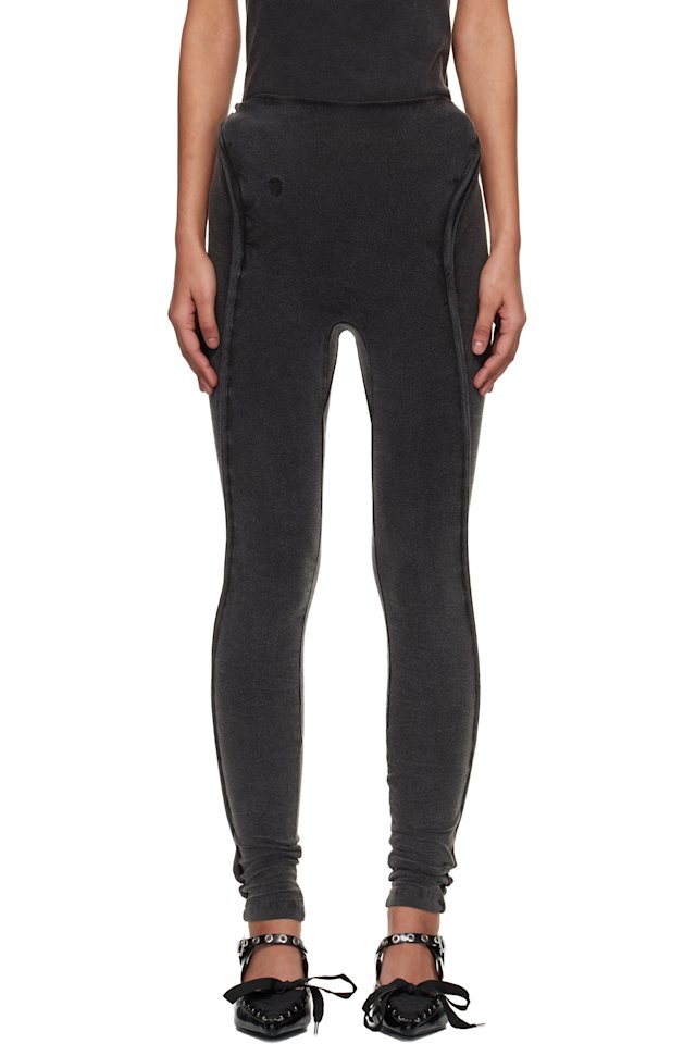 Ottolinger — Black Sculpted Hip Exo Leggings
