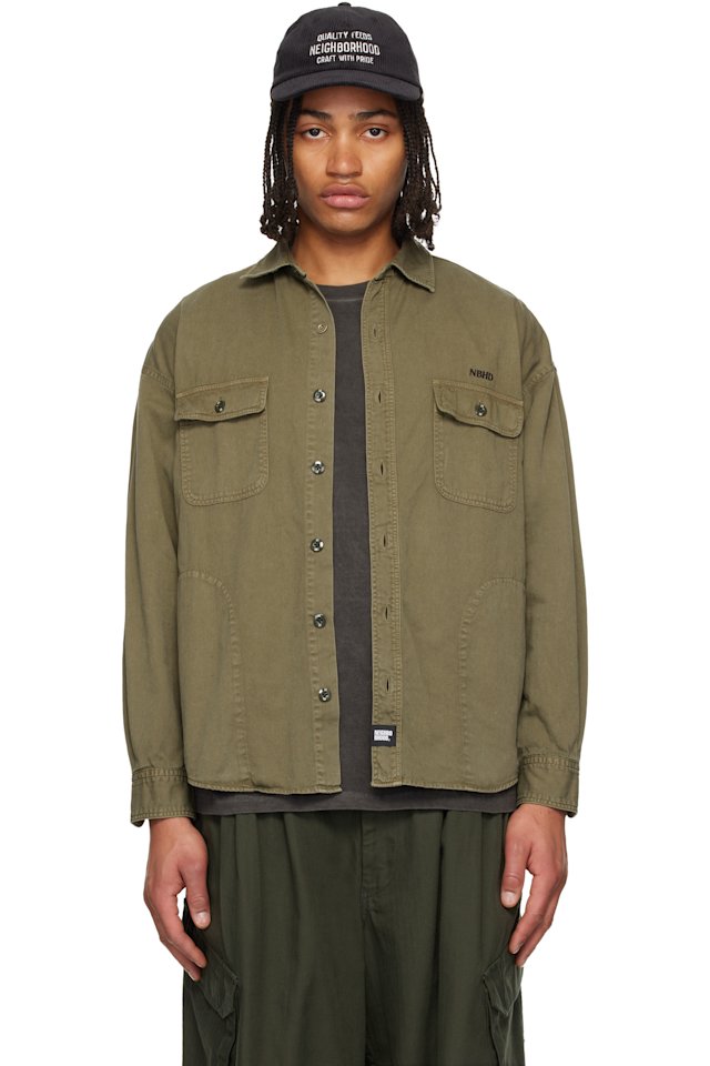 Neighborhood — Khaki Garment Dyed Shirt