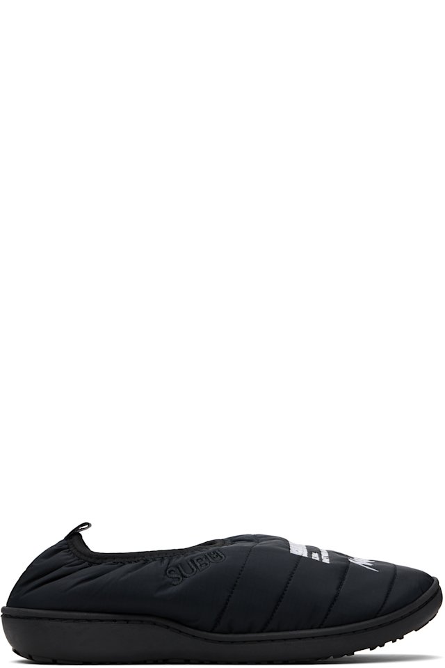 Neighborhood — Black NANGA & SUBU Edition Vamp Slippers