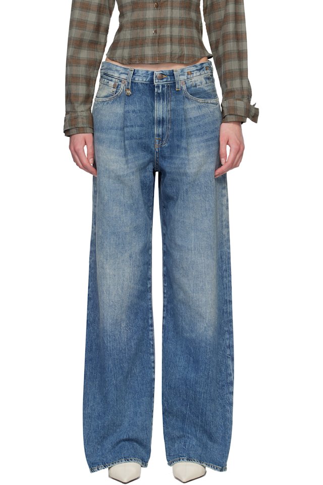 R13 — Blue Wide Damon Jeans