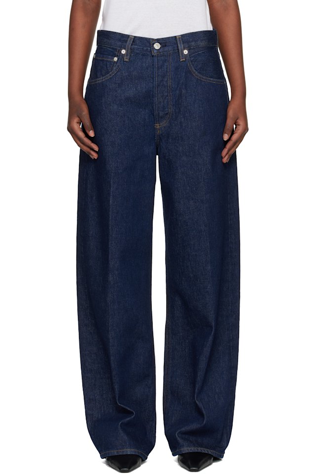 Citizens of Humanity — Navy Ayla Baggy Jeans