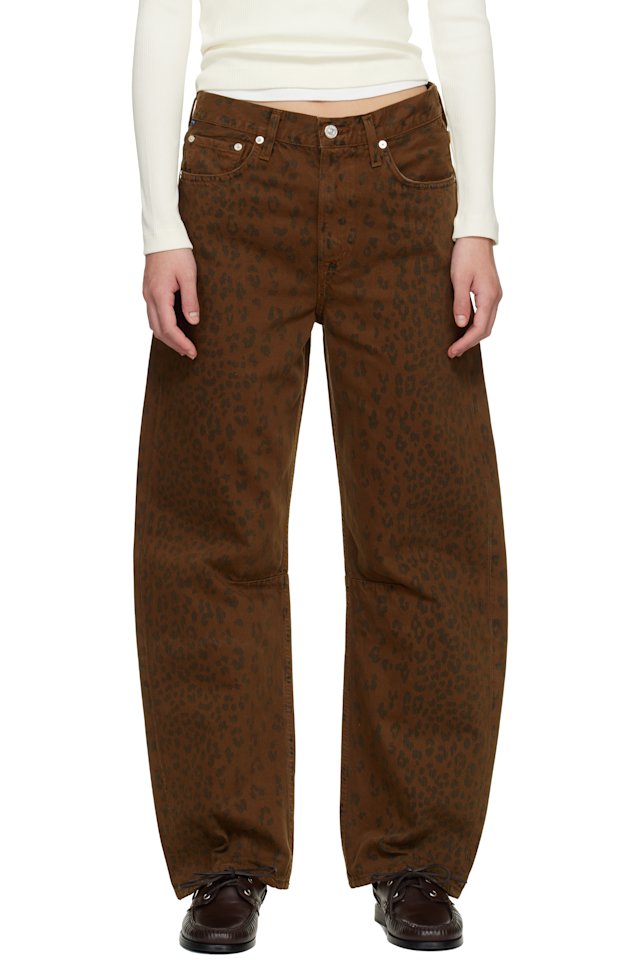 Citizens of Humanity — Brown Miro Long Relaxed Jeans
