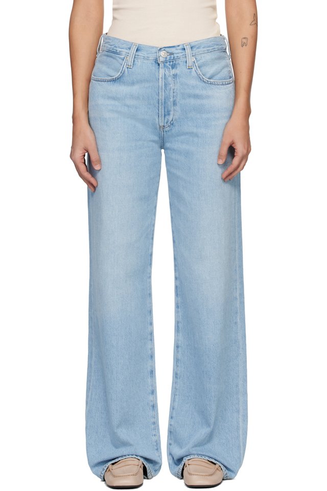 Citizens of Humanity — Blue Annina Straight Leg Jeans
