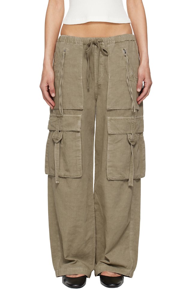 Citizens of Humanity — Beige Andira Pull On Trousers