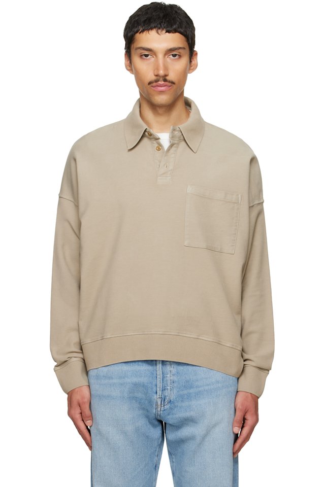 Citizens of Humanity — Taupe Rugby Polo