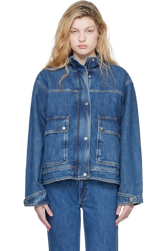 rag & bone — Blue Sophia Denim Jacket