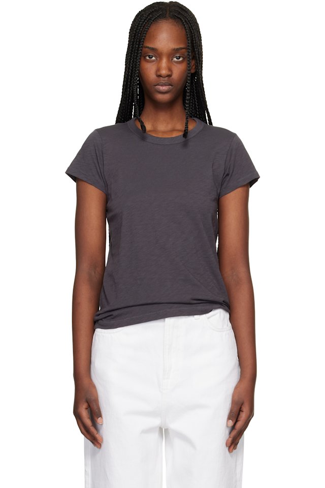 rag & bone — Gray 'The Slub' T-shirt