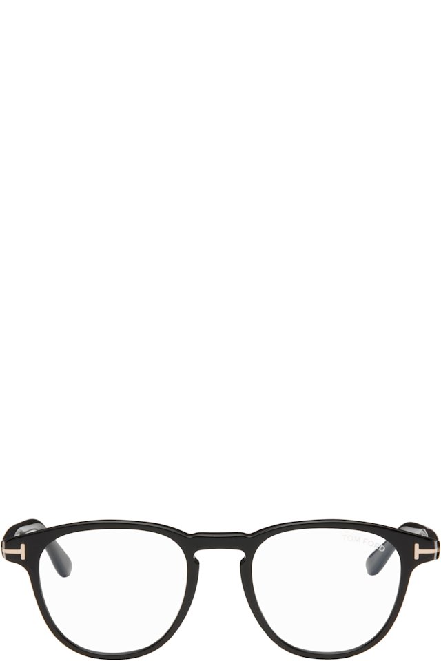 TOM FORD — Black Round Glasses
