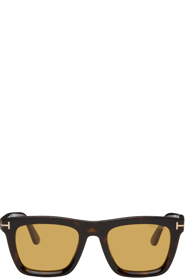 TOM FORD — Brown Lelio Sunglasses