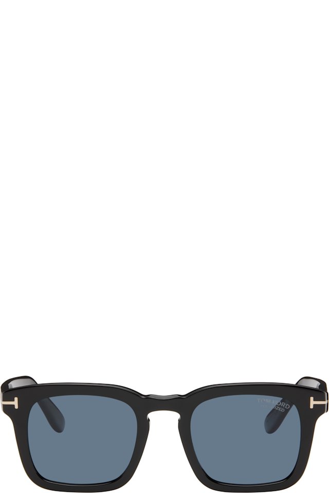 TOM FORD — Black Polarized Dax Sunglasses