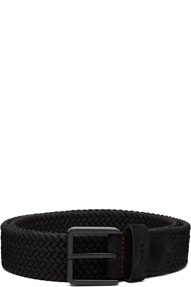 Hugo — Black Woven Belt