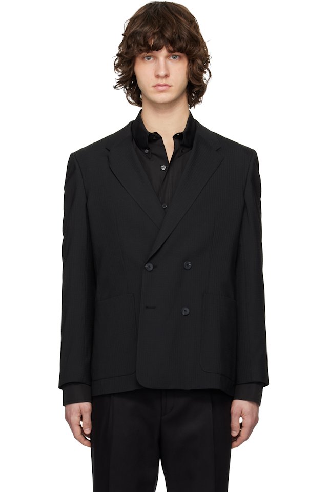 Hugo — Black Slim-Fit Blazer