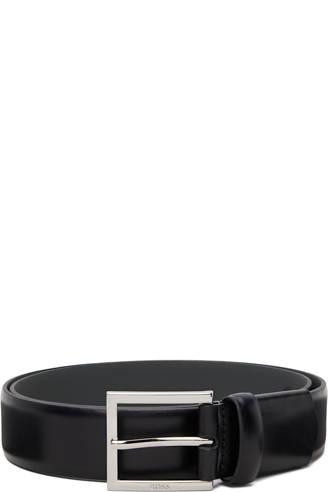 BOSS — Black 'BOSS Performance' Leather Belt