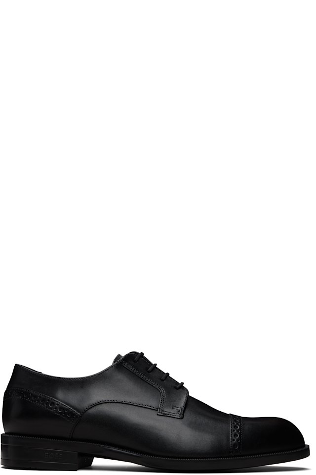 BOSS — Black Leather Derbys