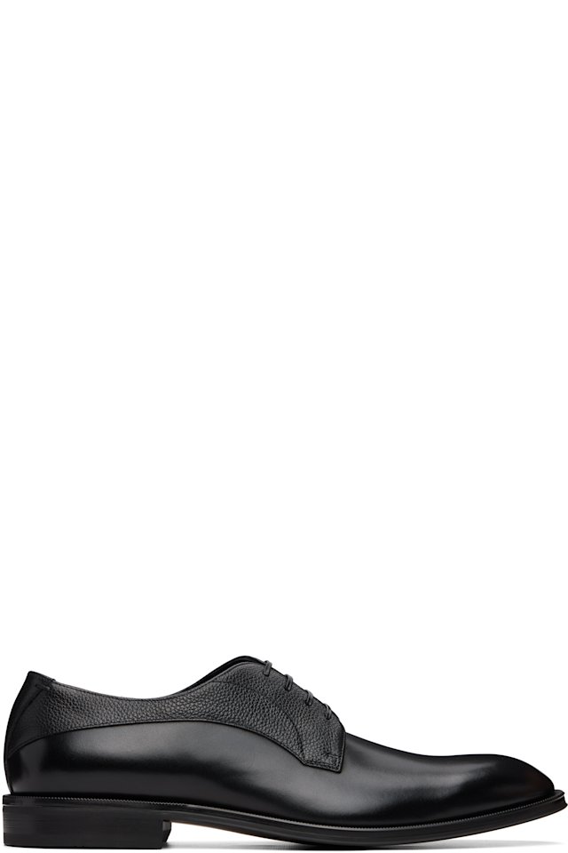 BOSS — Black Calfskin Derbys