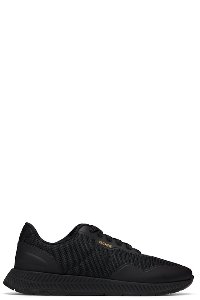 BOSS — Black TTNM Mesh Sneakers