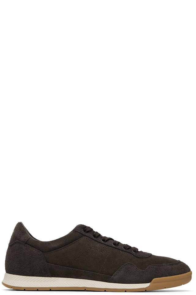 BOSS — Brown Suede Sneakers