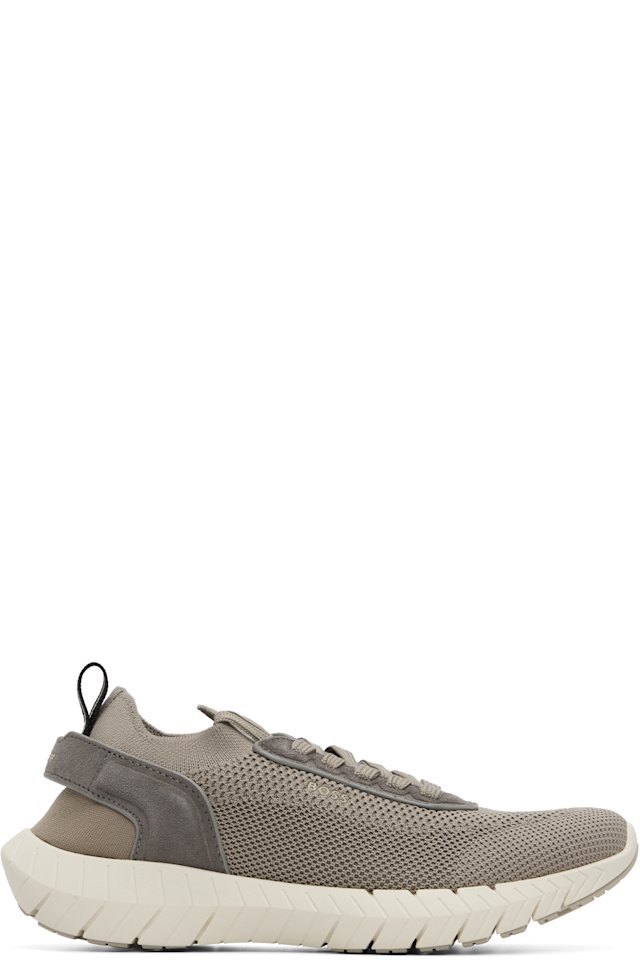 BOSS — Gray 'BOSS-MOTION' Sneakers