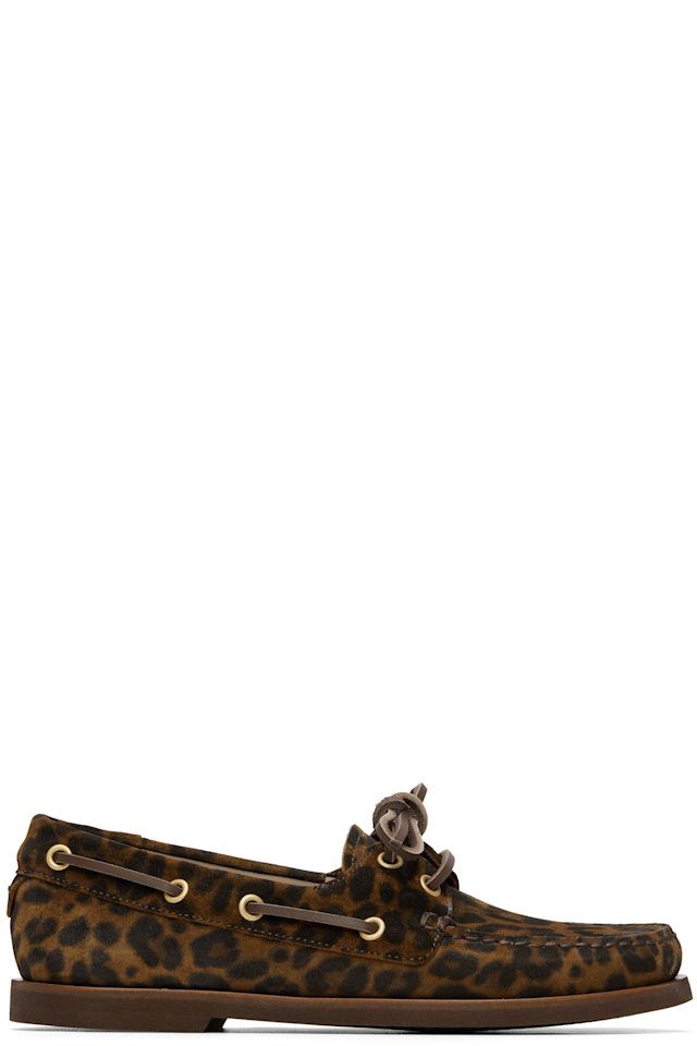 Gianvito Rossi — Brown Vandée Boat Shoes