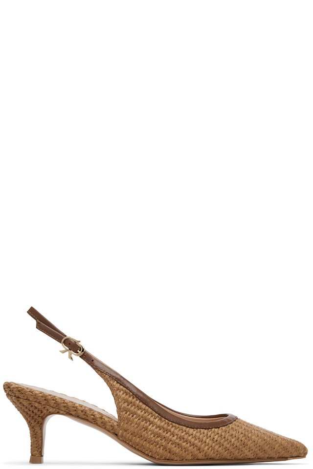 Gianvito Rossi — Tan Minorca Heels