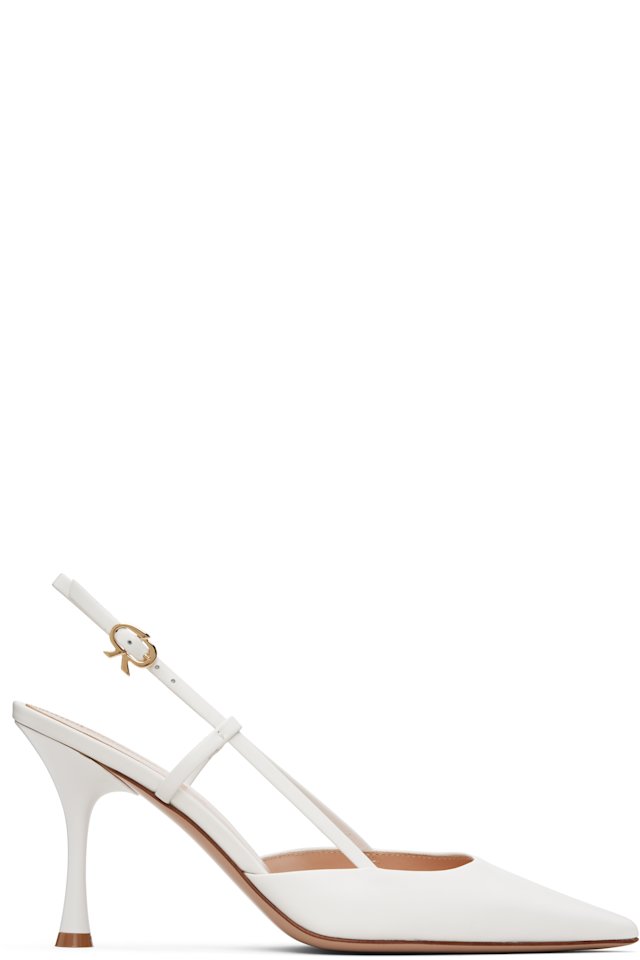 Gianvito Rossi — White Ascent Heels