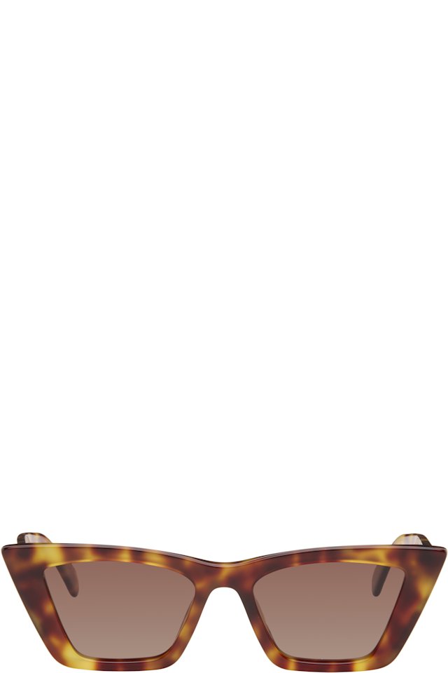 ANINE BING — Brown Lillie Sunglasses