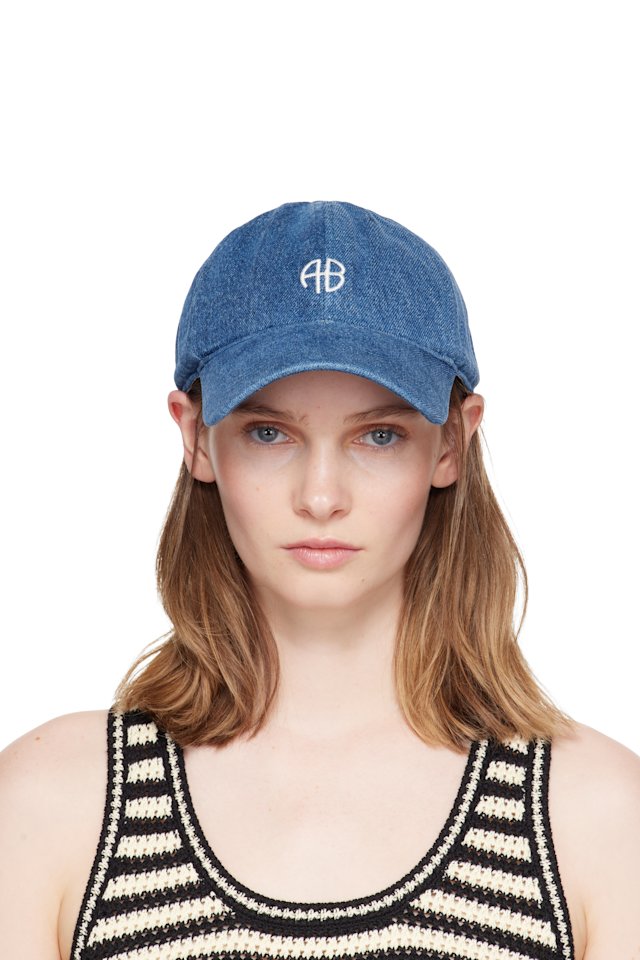 ANINE BING — Blue Jeremy Baseball Cap