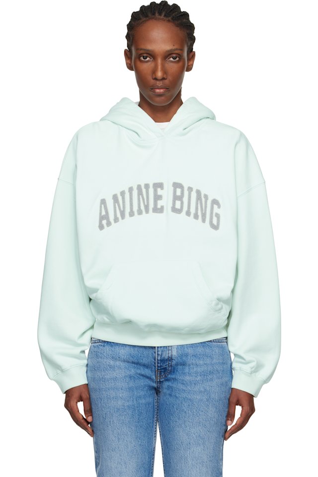 ANINE BING — Green Harvey Hoodie