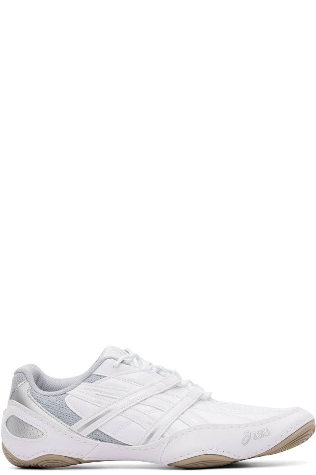 ASICS — White & Gray Hypersync Sneakers