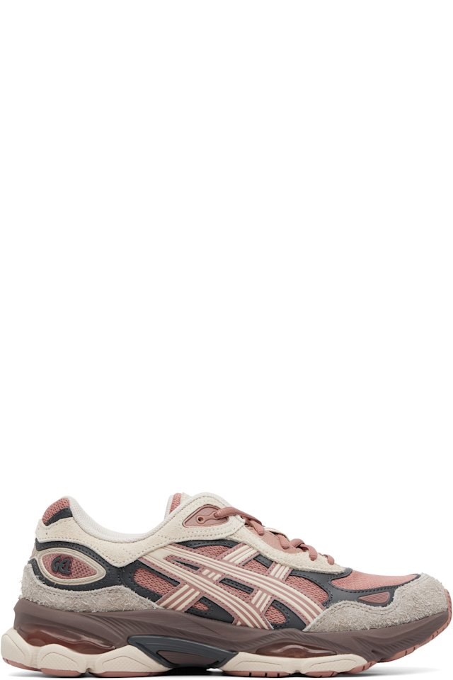 ASICS — Pink & Off-White Gel-NYC 2.0 Sneakers